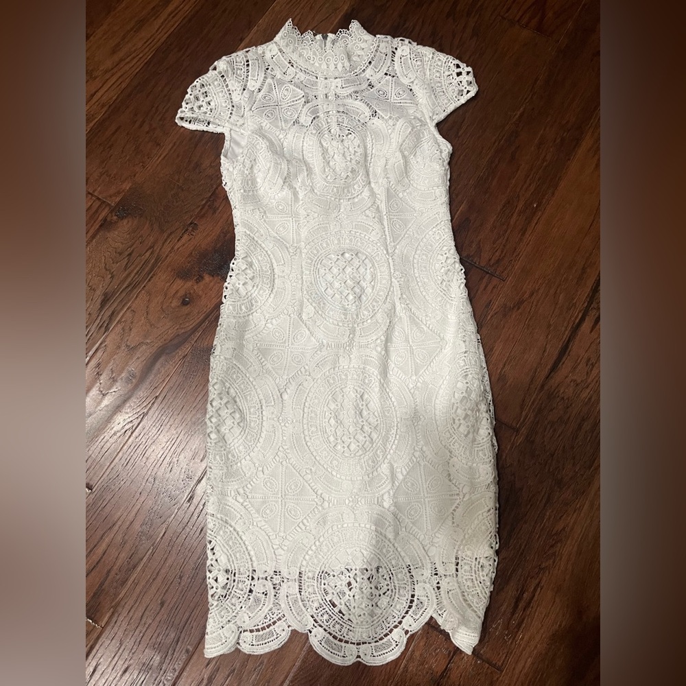 Bisou Bisou Vintage White Dress size 6